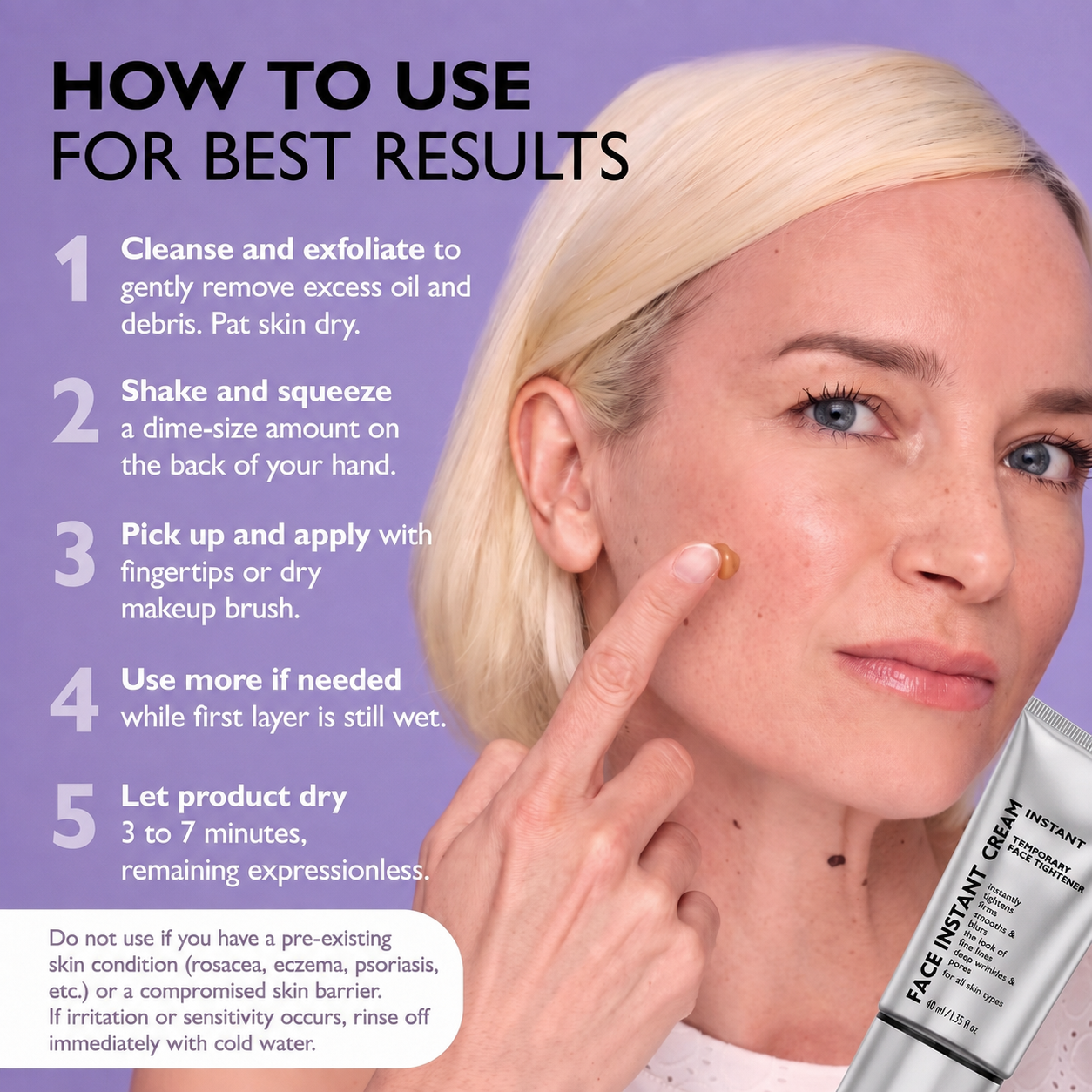 Instant Firming Temporary Face Tightener