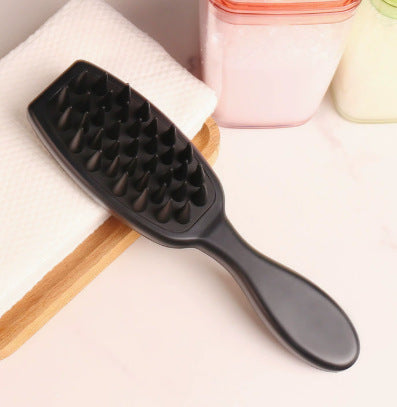 Integrated silicone applicator brush