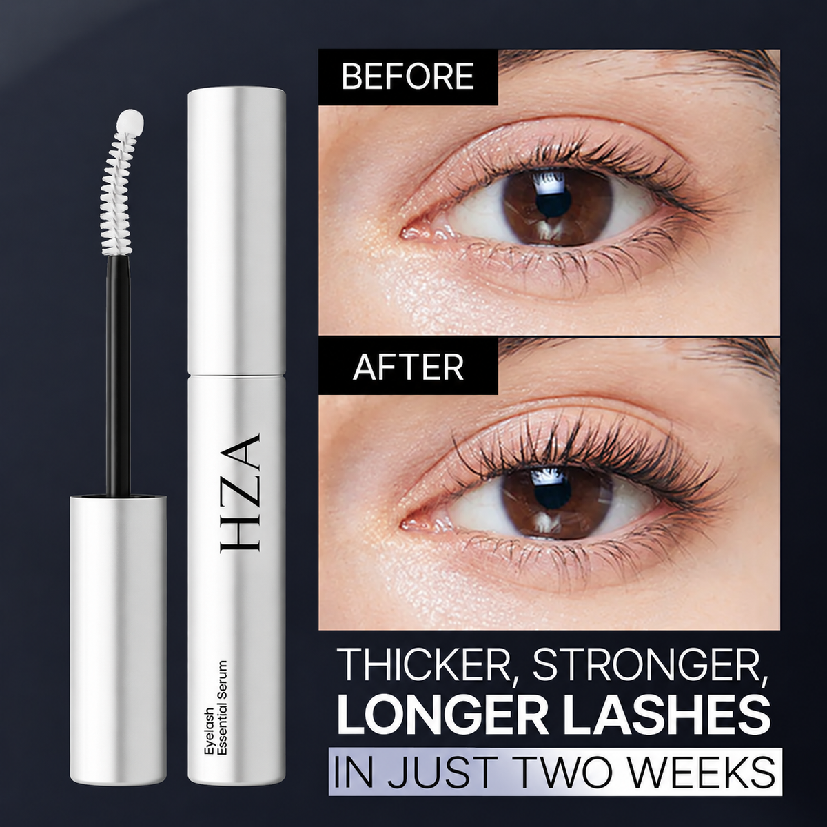 Essential Eyelash Growth Serum| Fuller & Thicker Lashes in 2 Weeks | Non-Prostaglandin