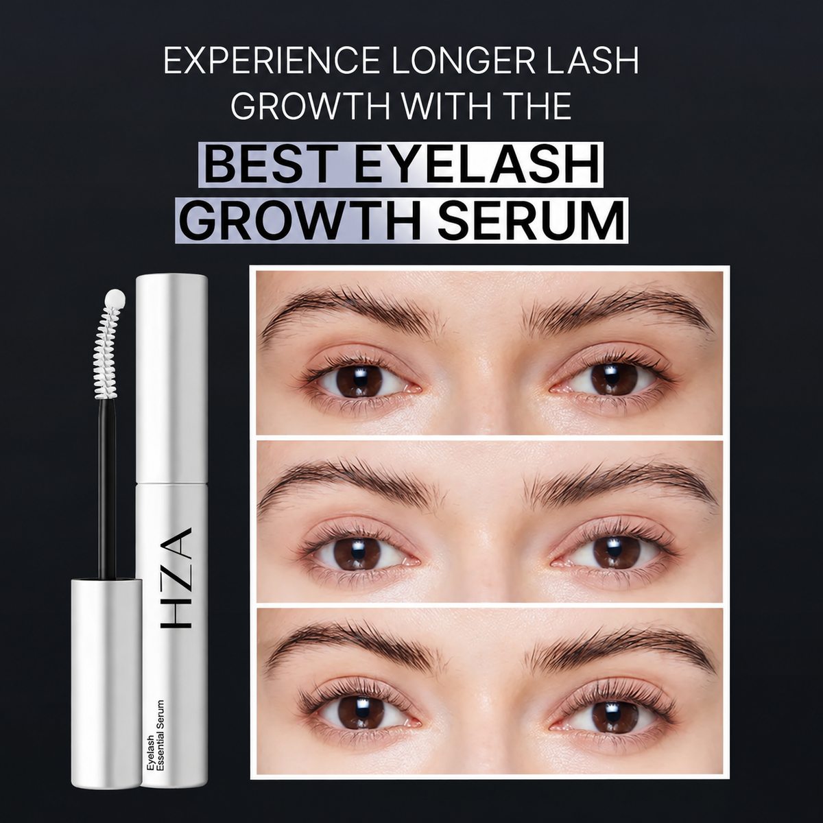 Essential Eyelash Growth Serum| Fuller & Thicker Lashes in 2 Weeks | Non-Prostaglandin