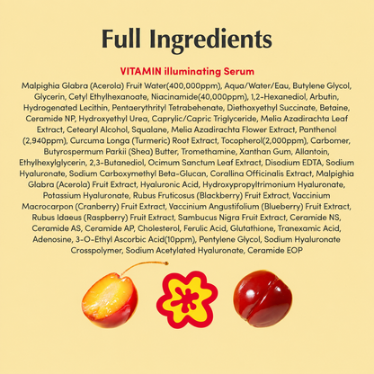 Vitamin Illuminating Serum | Fade the look of dark spots. Turn on your glow.