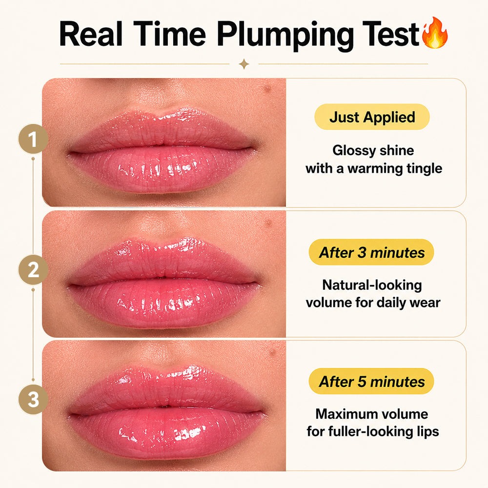 nuvesselle💖 spicy Lip Plumper — Fuller-Looking Lip Plumper Gloss